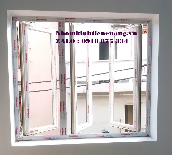 Cửa sổ nhôm kính mở hất