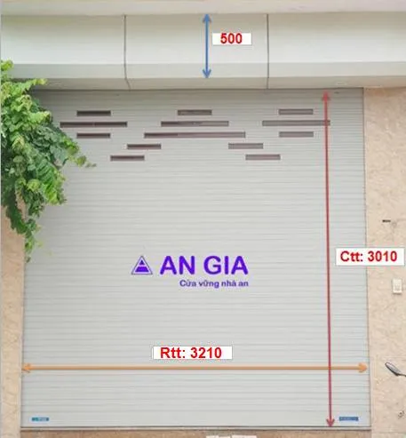 Hình ảnh khảo sát lắp đặt cửa cuốn Austdoor