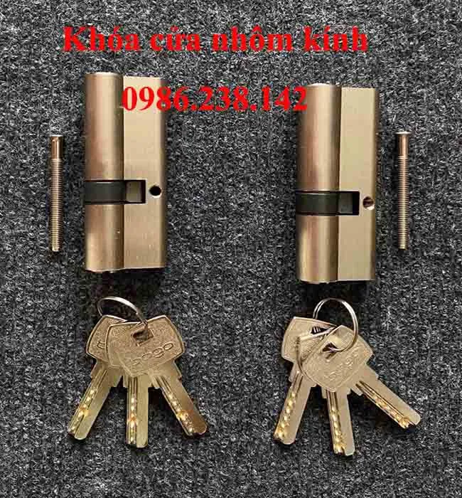 Ổ khóa cửa nhôm kính 05