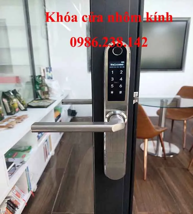 Ổ khóa cửa nhôm kính 03