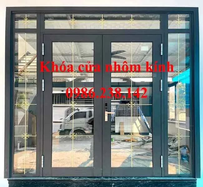 Ổ khóa cửa nhôm kính 11