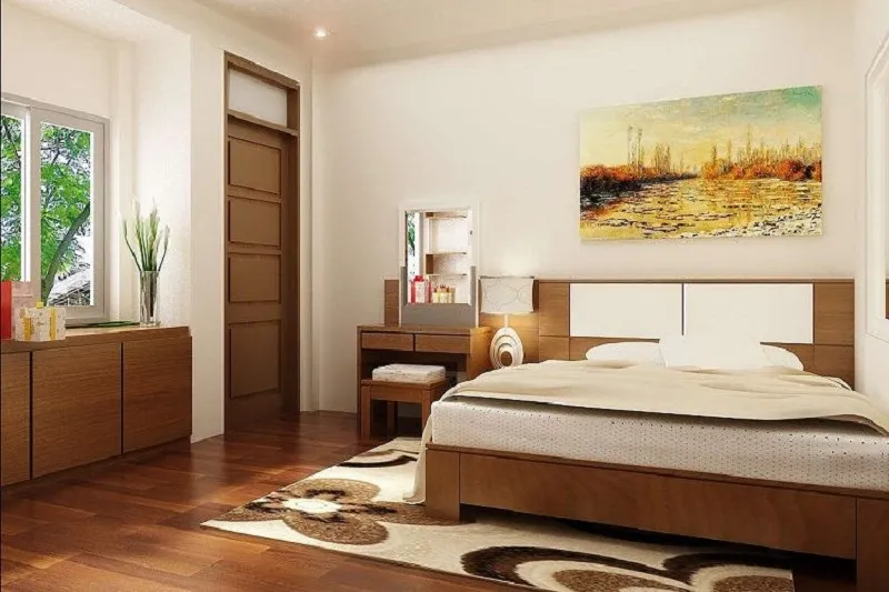 Hình ảnh minh họa cửa phòng ngủ hài hòa