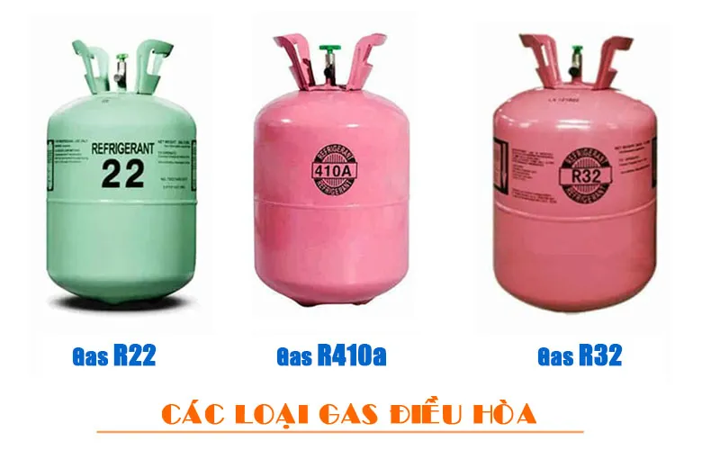 Các loại gas điều hòa