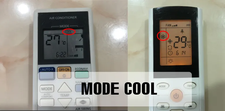 Mode COOL của điều hòa