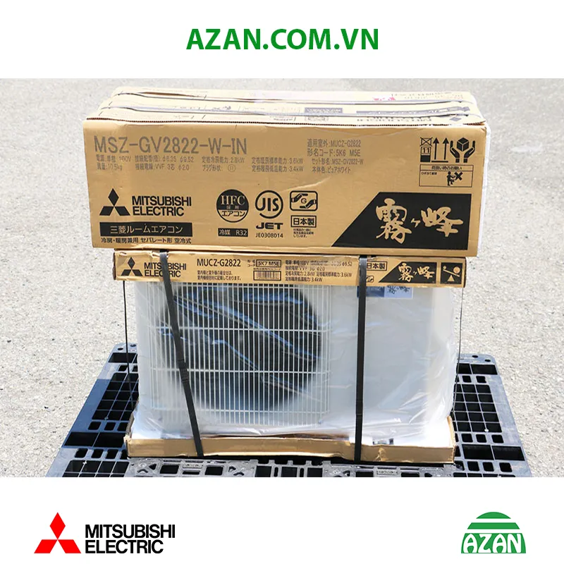Máy lạnh Mitsubishi nội địa Nhật MSZ-GV2822-W-IN