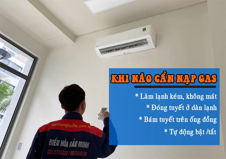 Dấu hiệu điều hòa thiếu gas: Đóng tuyết ở dàn lạnh