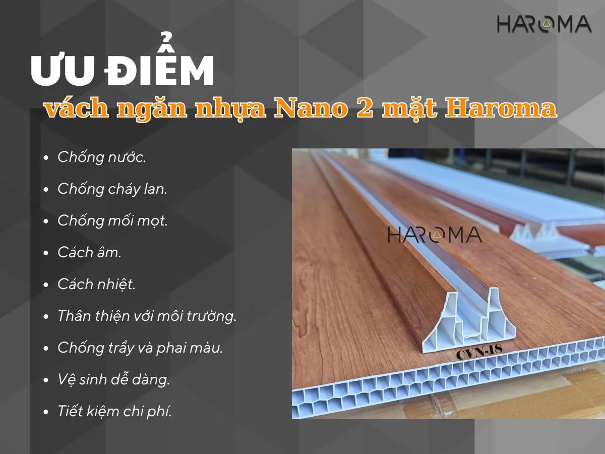 Tấm nhựa làm vách ngăn phòng