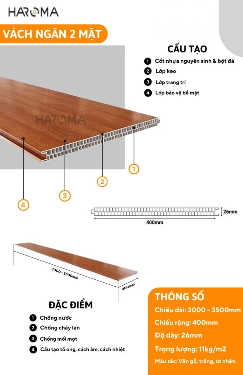 Tấm nhựa làm vách ngăn phòng