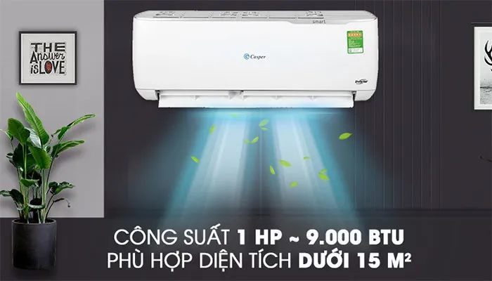 Cach tinh cong suat dieu hoa theo dien tich phong thuong ap dung cho phong cao duoi 3m