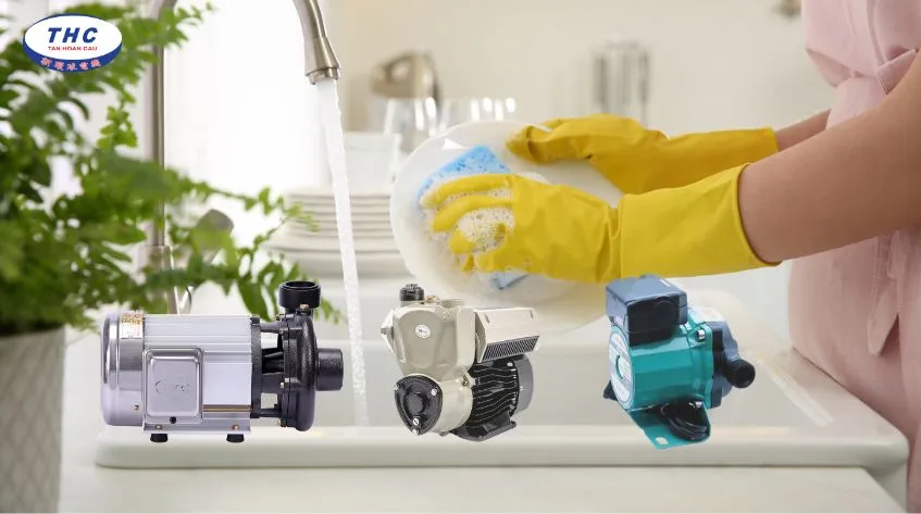 Ứng dụng của máy bơm tăng áp tổng cho cả nhà