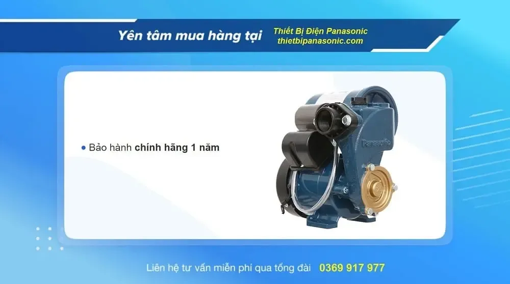 Hình ảnh cam kết bán hàng chính hãng của Tổng kho Panasonic