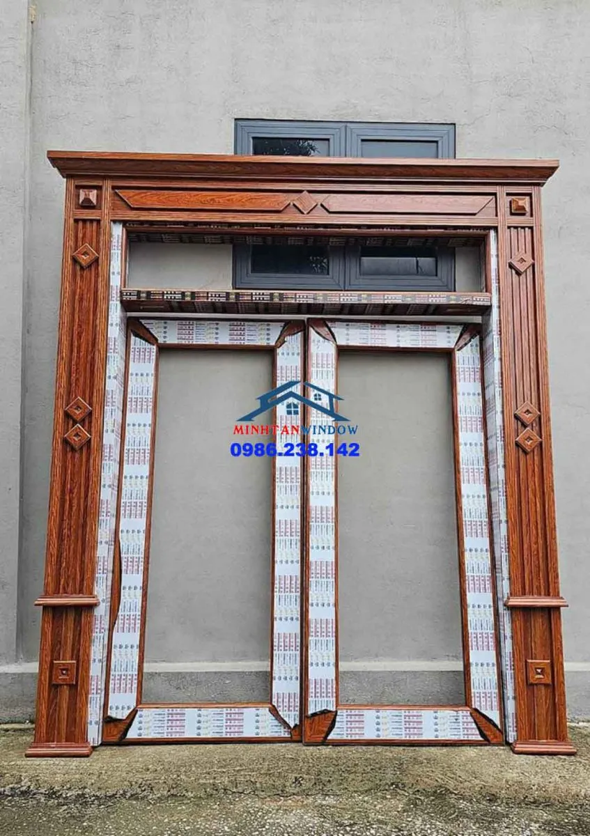 Tổng quan công trình sử dụng cửa nhôm giả gỗ