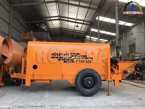 Hình ảnh máy bơm bê tông Hồng Hà P350S-4DK