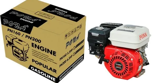 Động cơ xăng Pona 6.5 HP đi kèm máy phun thuốc