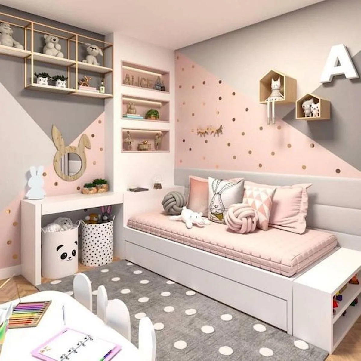 Lưu ý lựa chọn kích thước giường ngủ phù hợp cho bé gái