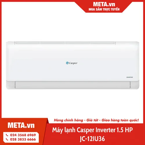 Máy lạnh Casper Inverter 1.5 HP JC-12IU36