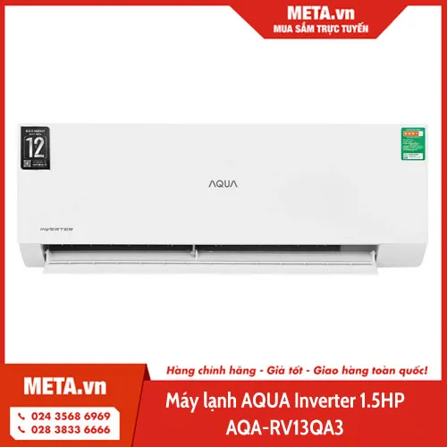 Máy lạnh AQUA Inverter 1.5HP AQA-RV13QA3