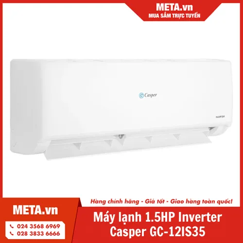 Máy lạnh 1.5HP Inverter Casper GC-12IS35 (1 chiều)