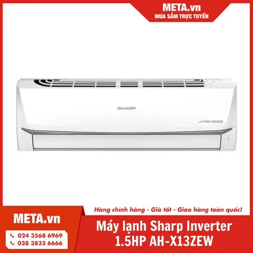 Máy lạnh Sharp Inverter 1.5HP AH-X13ZEW